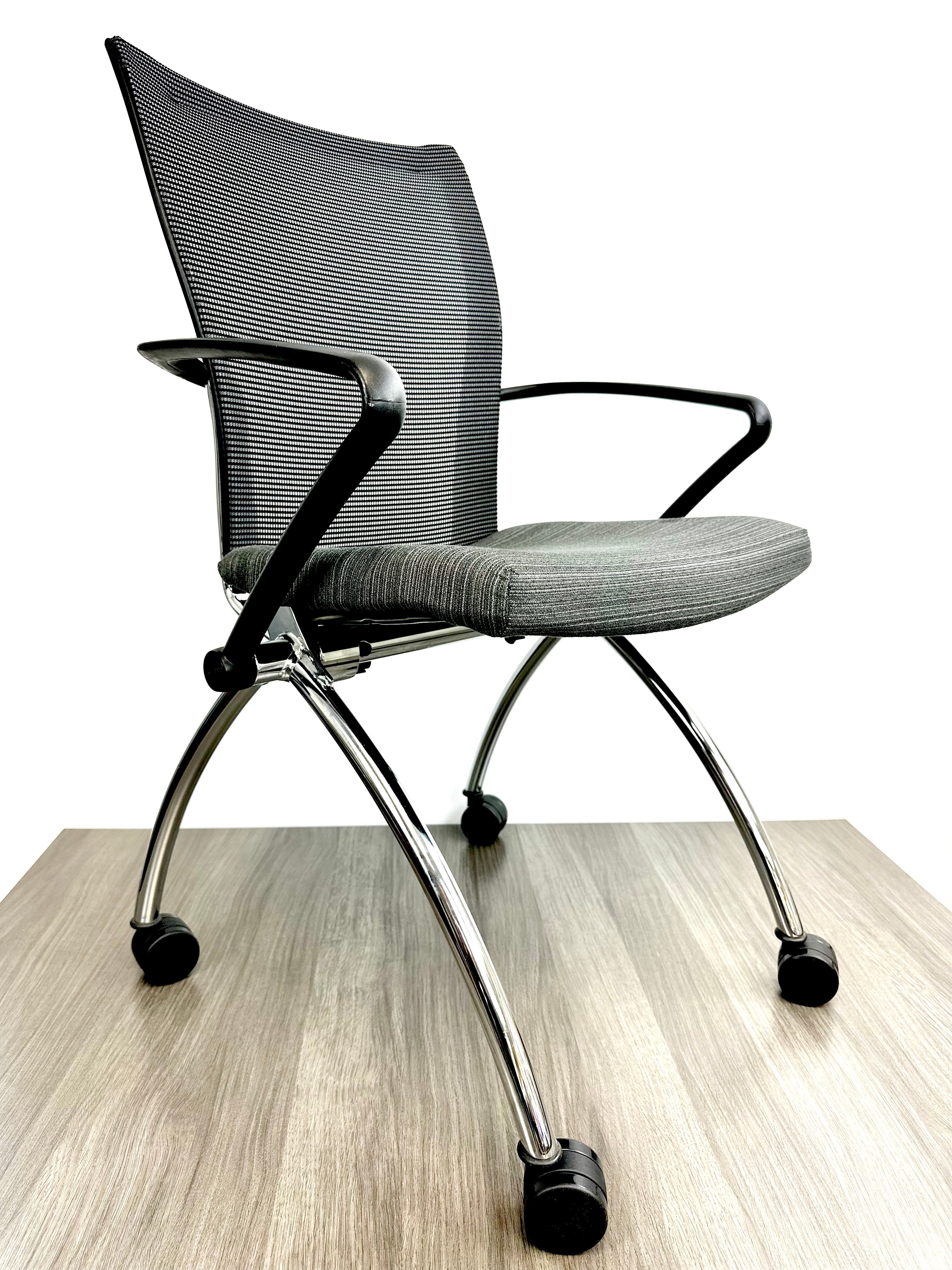 Haworth X99 Conference Chair - Chrome/Black – Joe's Office Furniture