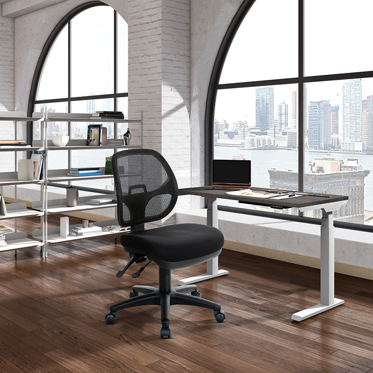 Office Star Products - Pro-Line II - ProGrid Mesh - Back Fabric - Mid- Back Ergonomic Task Chair - 2902-30