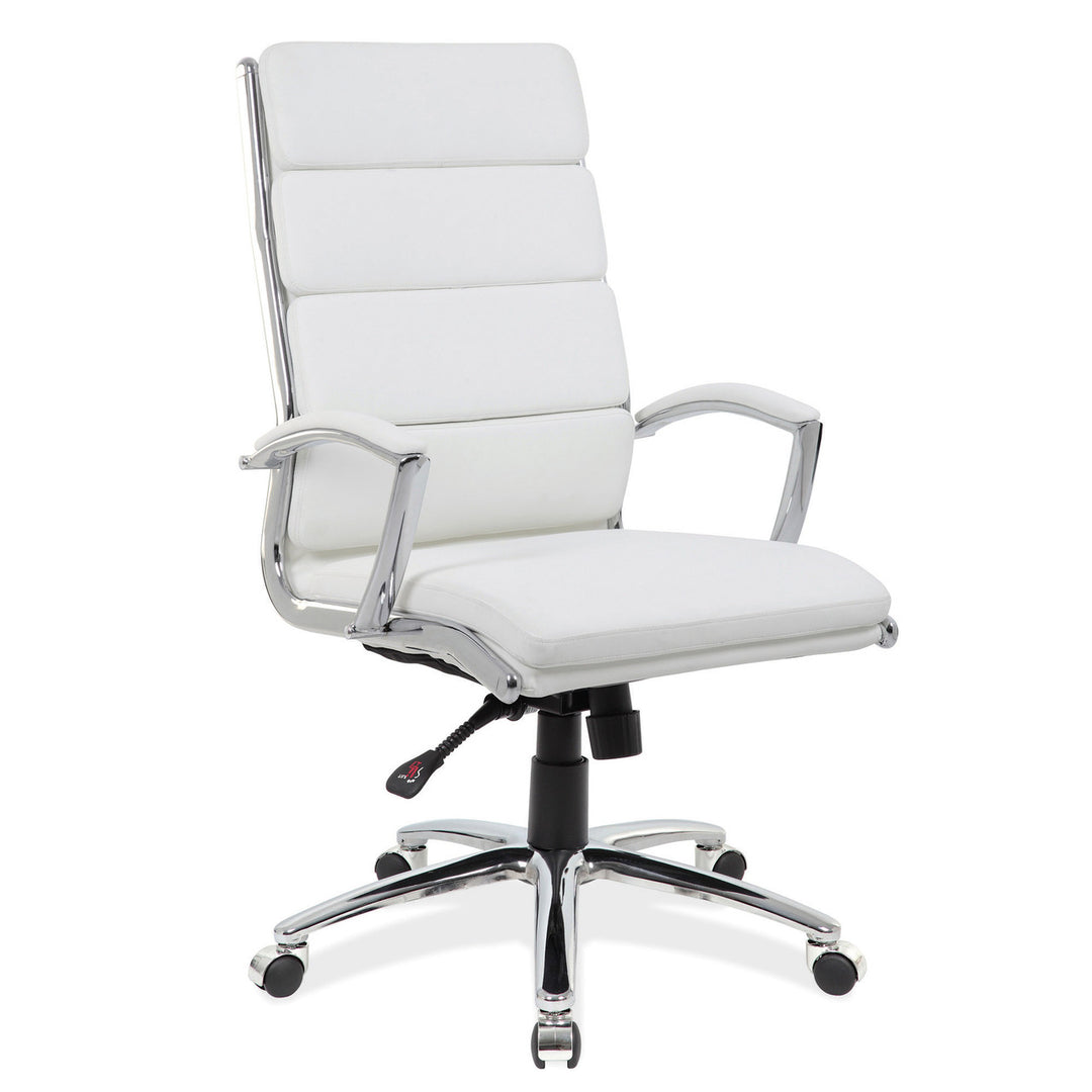 Executive High Back Chair with Chrome Frame-