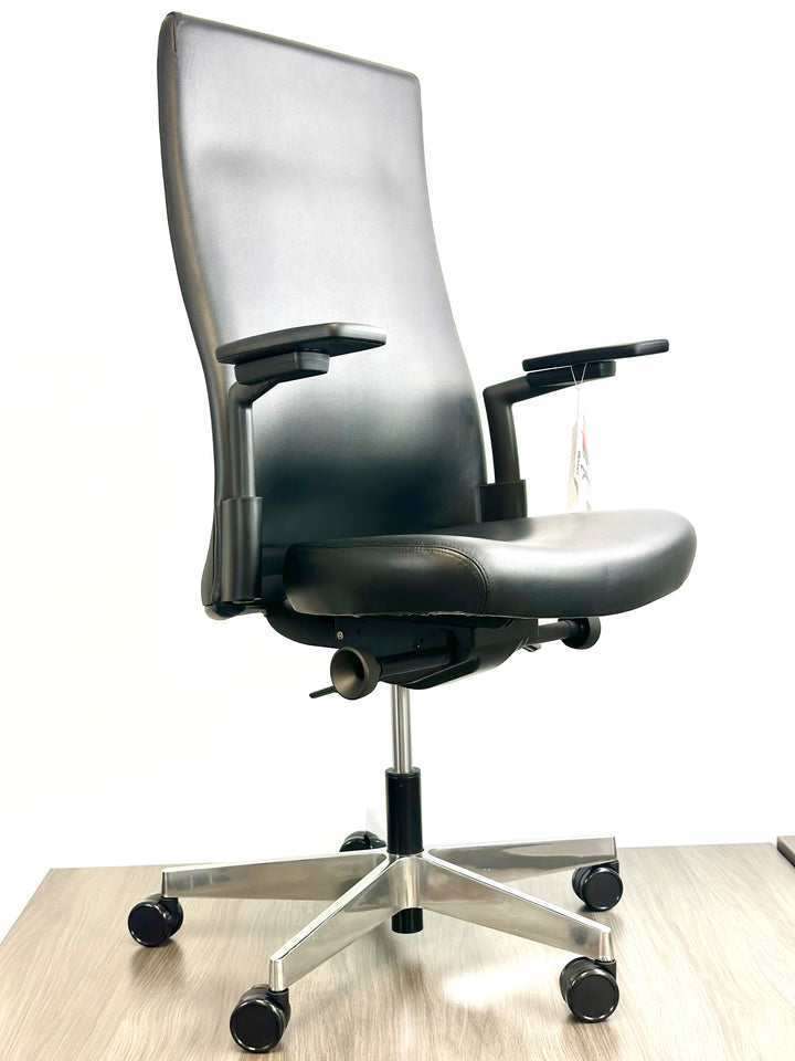 Knoll - Remix High Back Special Edition  - Fully Featured - Upholstered in Leather - Brand New