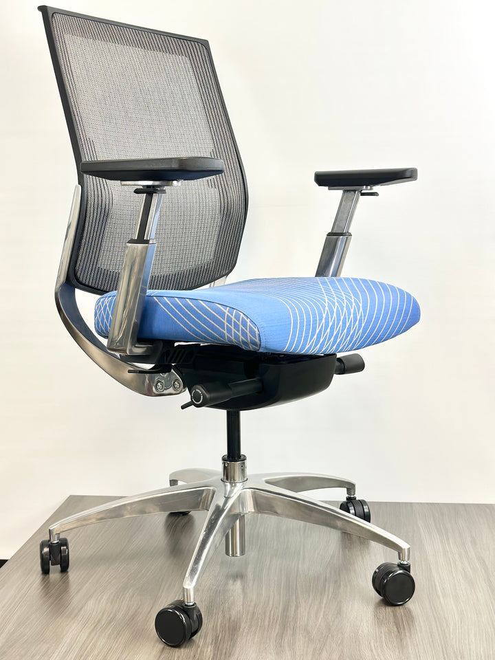 SitOnIt Seating - High Back Focus Chair Blue - Brand New Open Box - Fully Featured