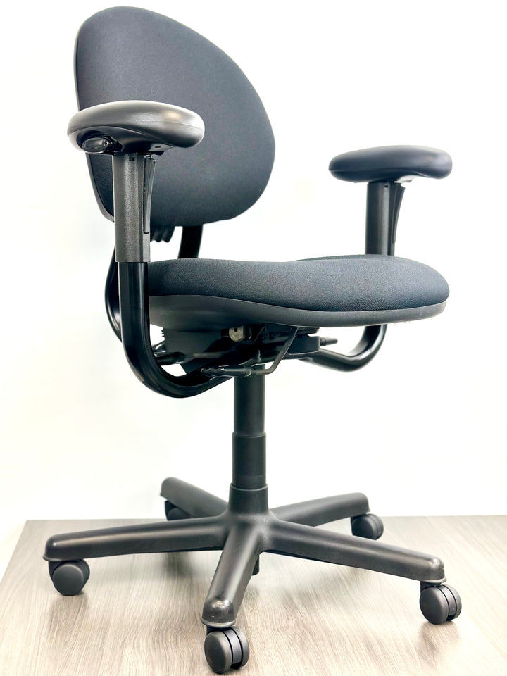 Steelcase Criterion - Black on Black - Mid Back - Open Box