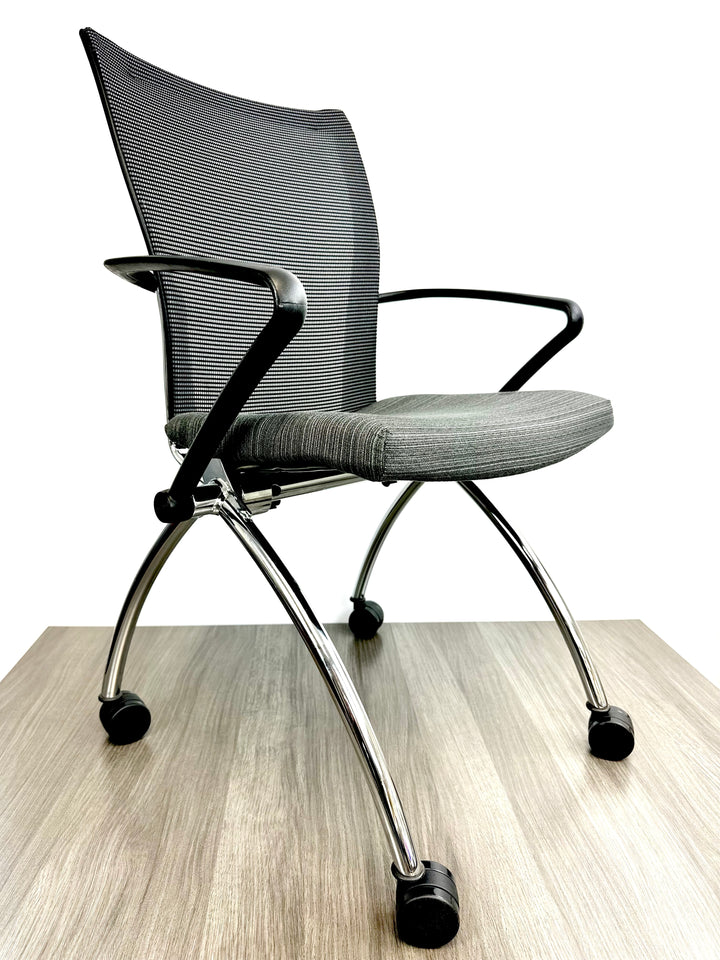 Haworth X99 Conference Chair - Chrome/Black