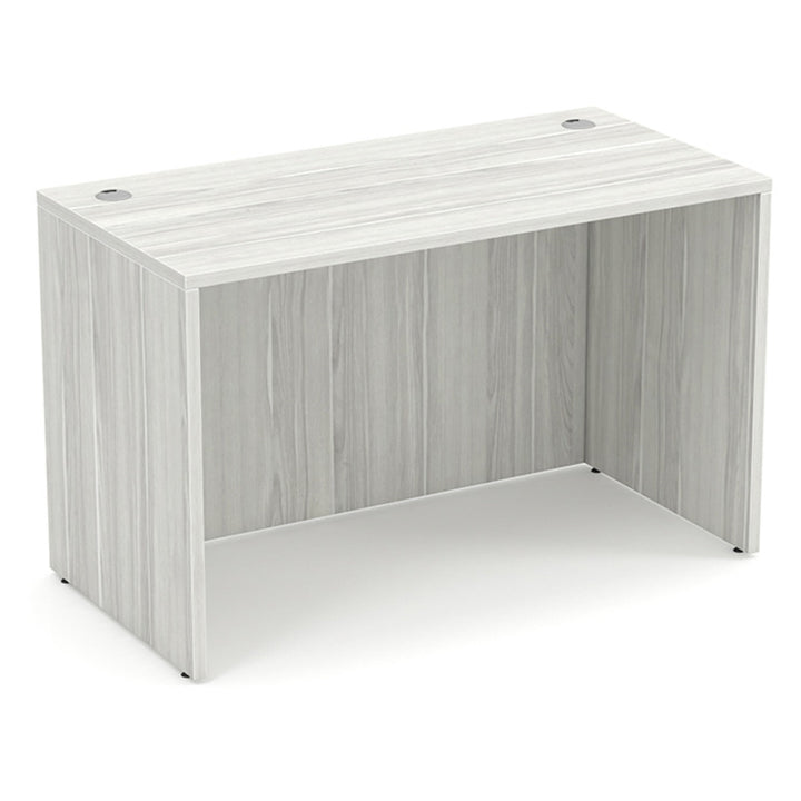 48" by 24" Desk Shell in Silver Birch