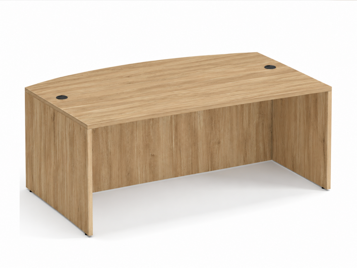 Bow Desk Shell- 66"W x 30/36"D