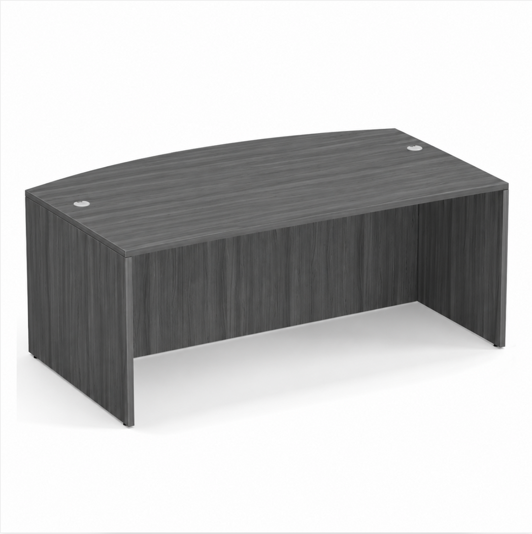 Bow Desk Shell- 66"W x 30/36"D