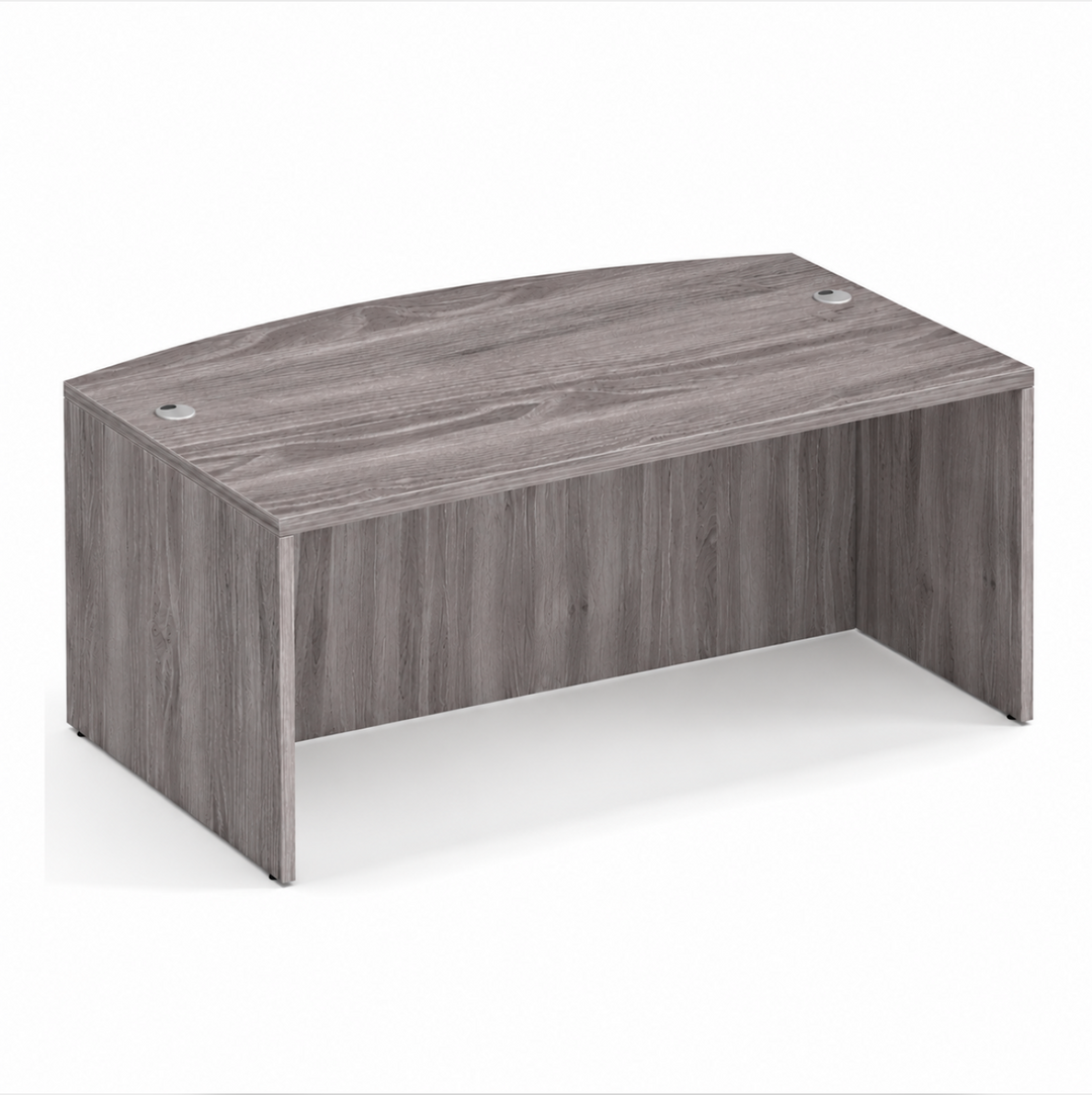 Bow Desk Shell- 66"W x 30/36"D