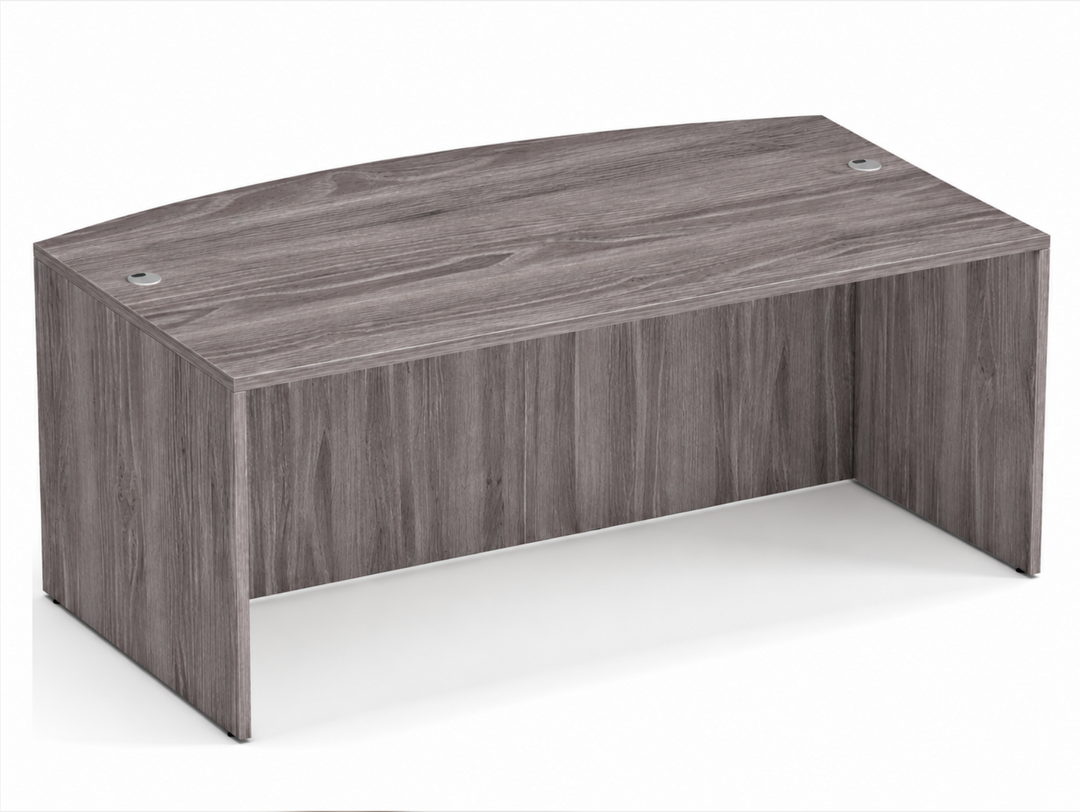 Bow Desk Shell- 71"W x 36/41"D