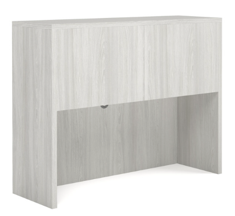 Hutch with Laminate Doors - Arcadia White