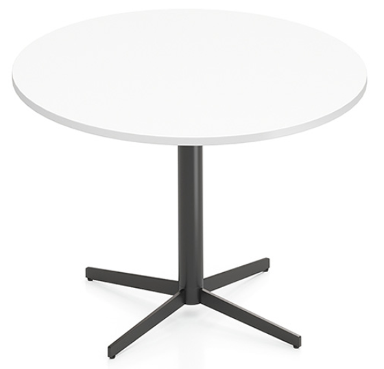 Round Tables - Black "X" Base-Office Furniture