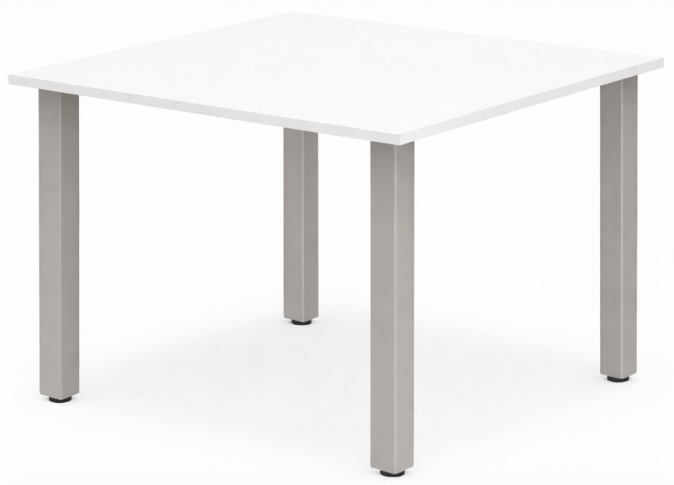 Square Post Square Tables - Tungsten Legs-Office Furniture