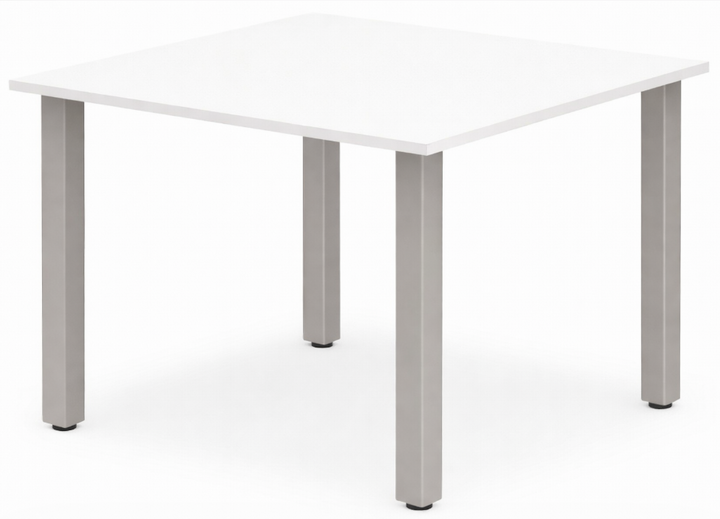 Square Post Square Tables - Tungsten Legs-Office Furniture