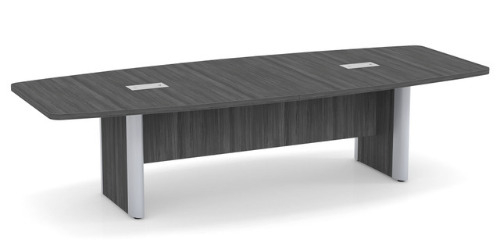 Boat Shaped Conference Table with Elliptical Base - 10&