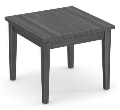 Square Veneer End Table - 24"x24" - Coastal Grey