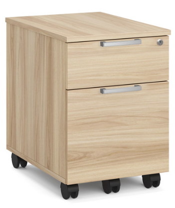 Mobile Drawer/File Pedestal - American Elm