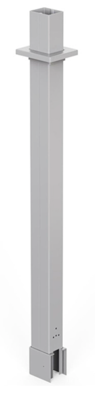 12 ft. Electrical Power Pole for Panels w/ Top and Bottom Bezels