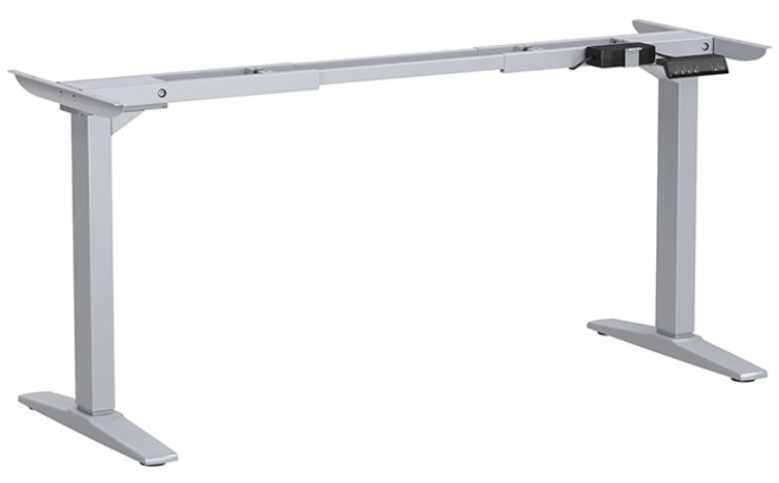 Height Adjustable Table Base - Silver
