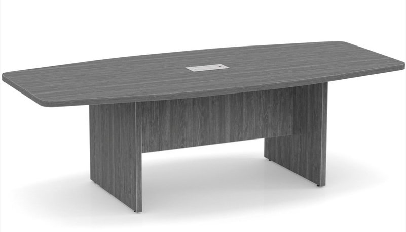 6 ft. Boat Shape Conference Table with Panel Base
