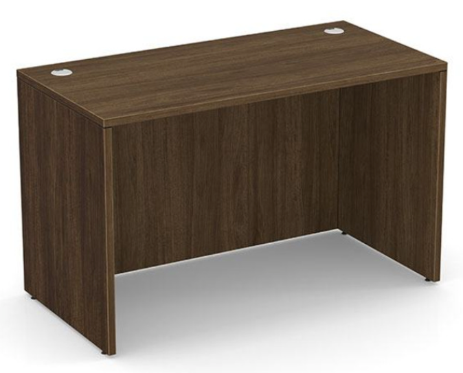 Desk Shell - 48" x 24" - Modern Walnut