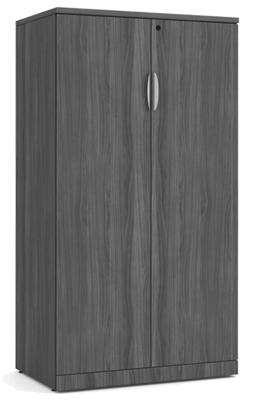 Storage Cabinet - 65.5" H x 22" D x 35.5" W - Coastal Grey