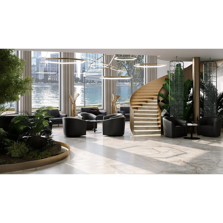 Office Source Partridge Sofa with Wood Legs-Lounge Seating