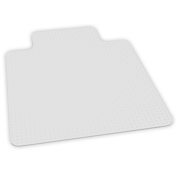 Chair Mat for Low Pile Carpet, 45" x 53" with Lip, Clear