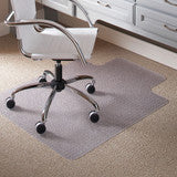 Chair Mat for Low Pile Carpet, 46" x 60" Rectangle, Clear