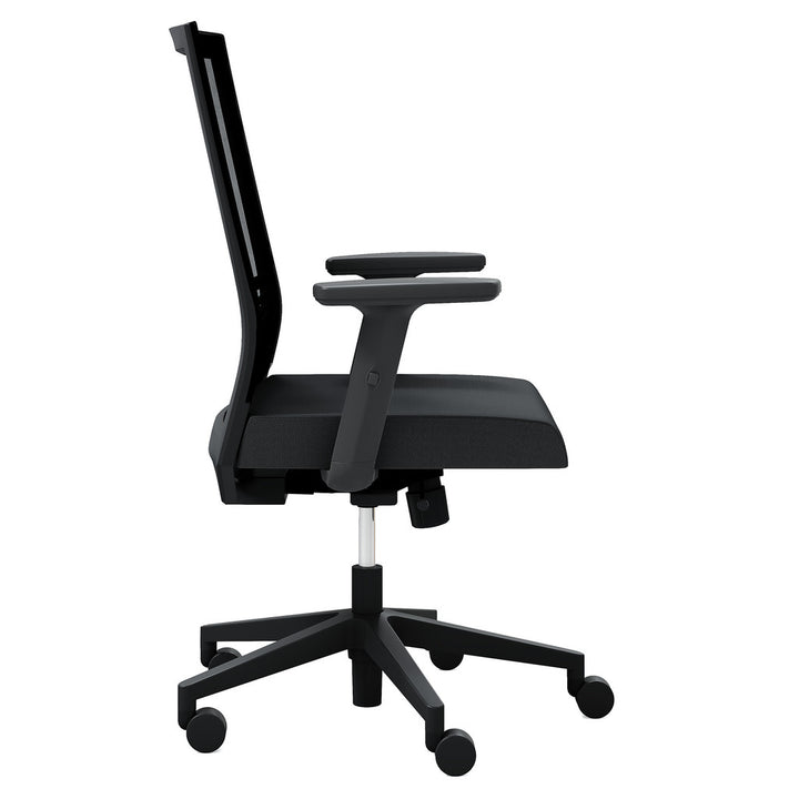 Mid Back Mesh Task Chair with Adjustable Arms - JD601MM-Work and Task Chair