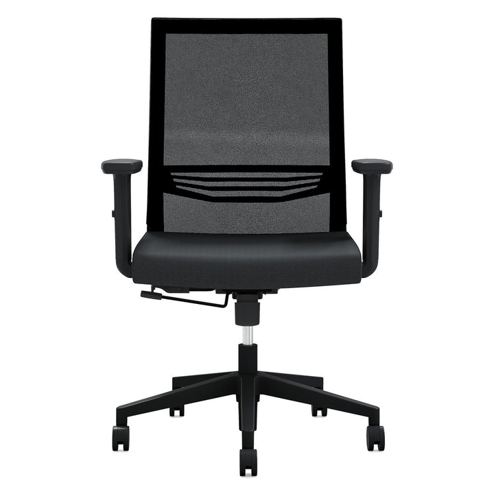 Mid Back Mesh Task Chair with Adjustable Arms - JD601MM-Work and Task Chair