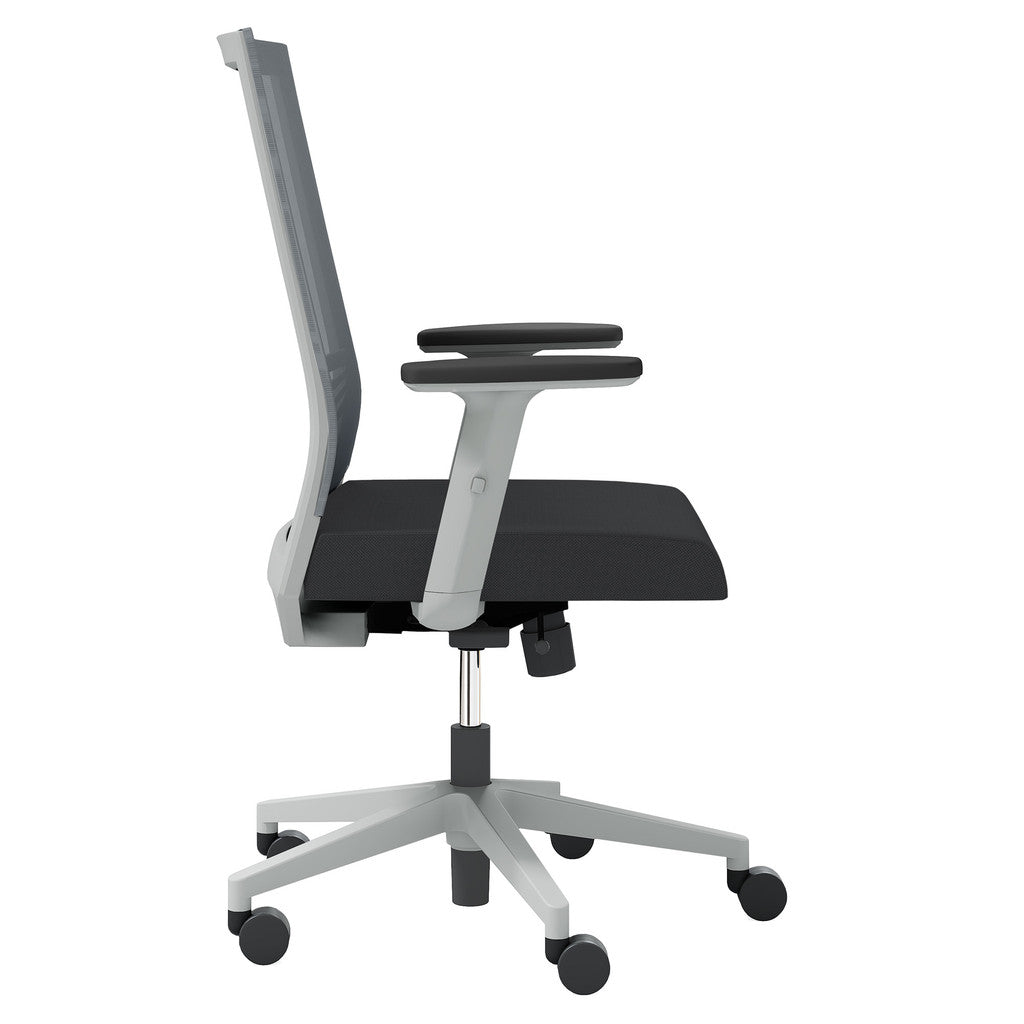 Mid Back Mesh Task Chair with Adjustable Arms - JD601MM-Work and Task Chair