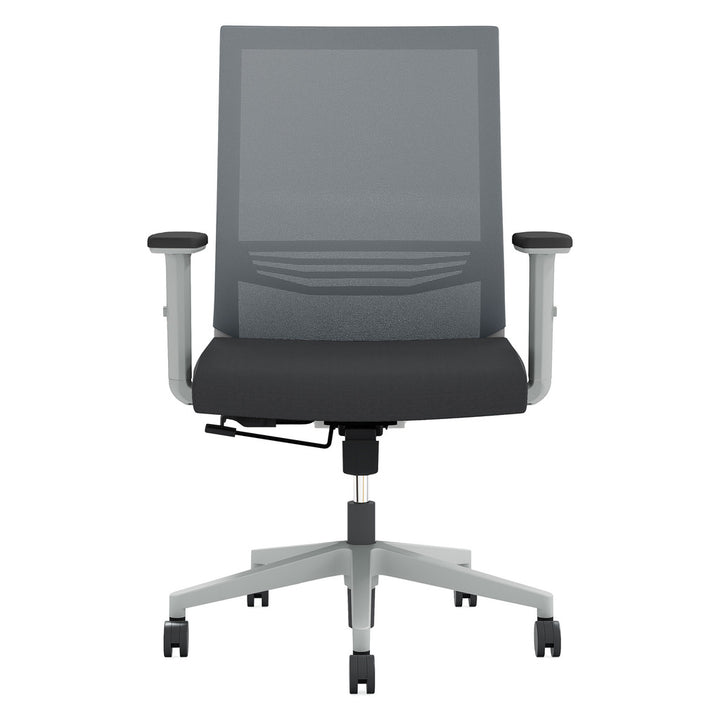 Mid Back Mesh Task Chair with Adjustable Arms - JD601MM-Work and Task Chair
