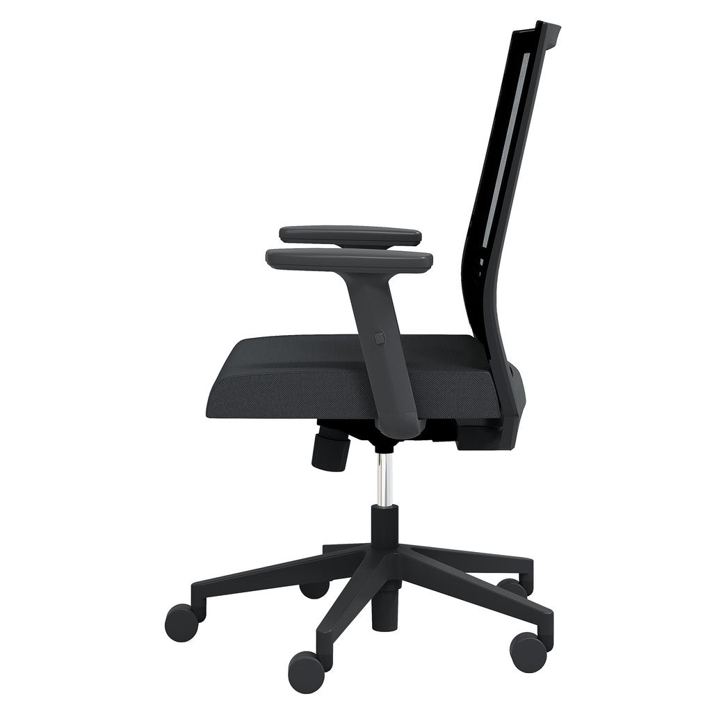 Mid Back Mesh Task Chair with Adjustable Arms - JD601MM-Work and Task Chair