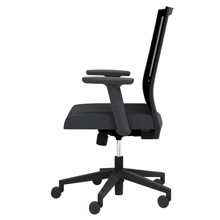 Mid Back Mesh Task Chair with Adjustable Arms - JD601MM-Work and Task Chair