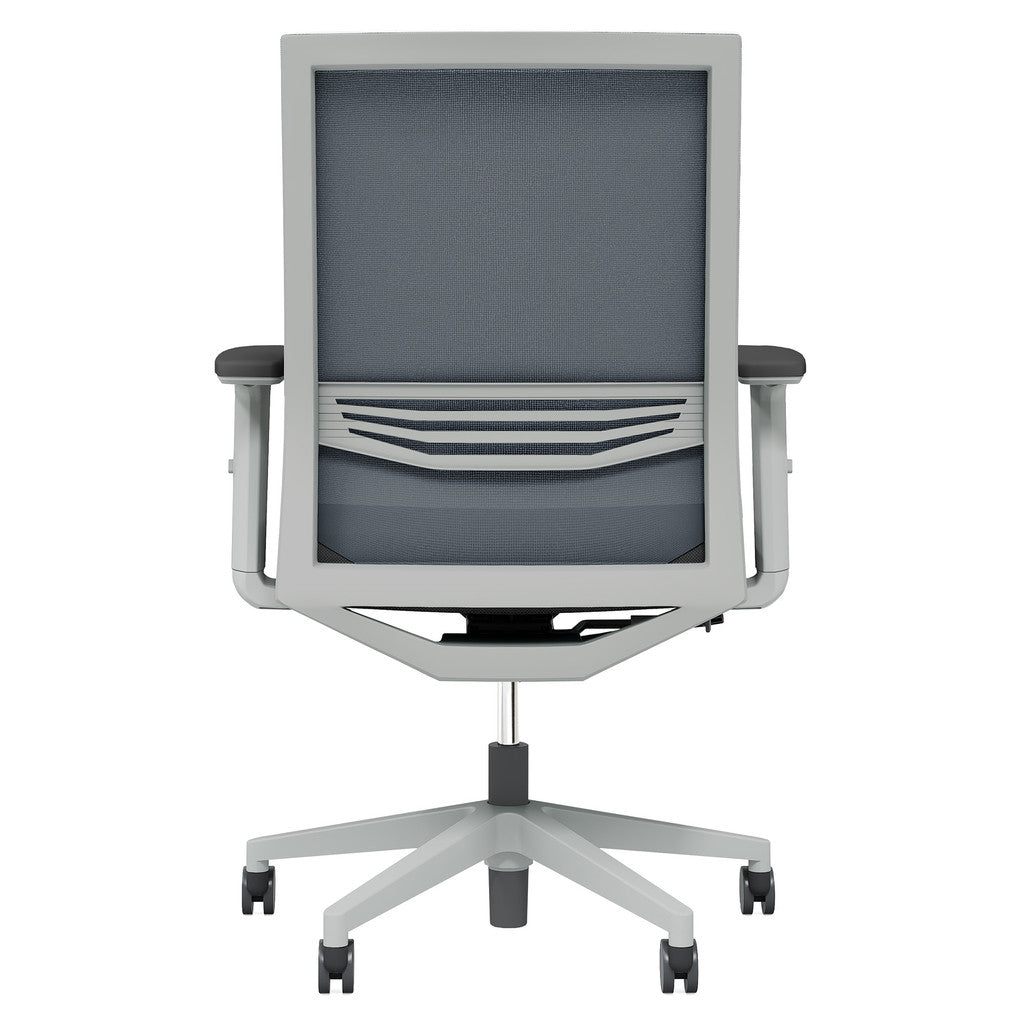 Mid Back Mesh Task Chair with Adjustable Arms - JD601MM-Work and Task Chair