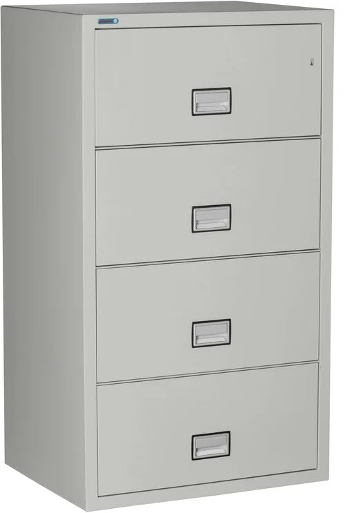 Phoenix - 4-Drawer Lateral Cabinet - Legal/Letter - Light Gray - 31" W - (LAT4W31LG)