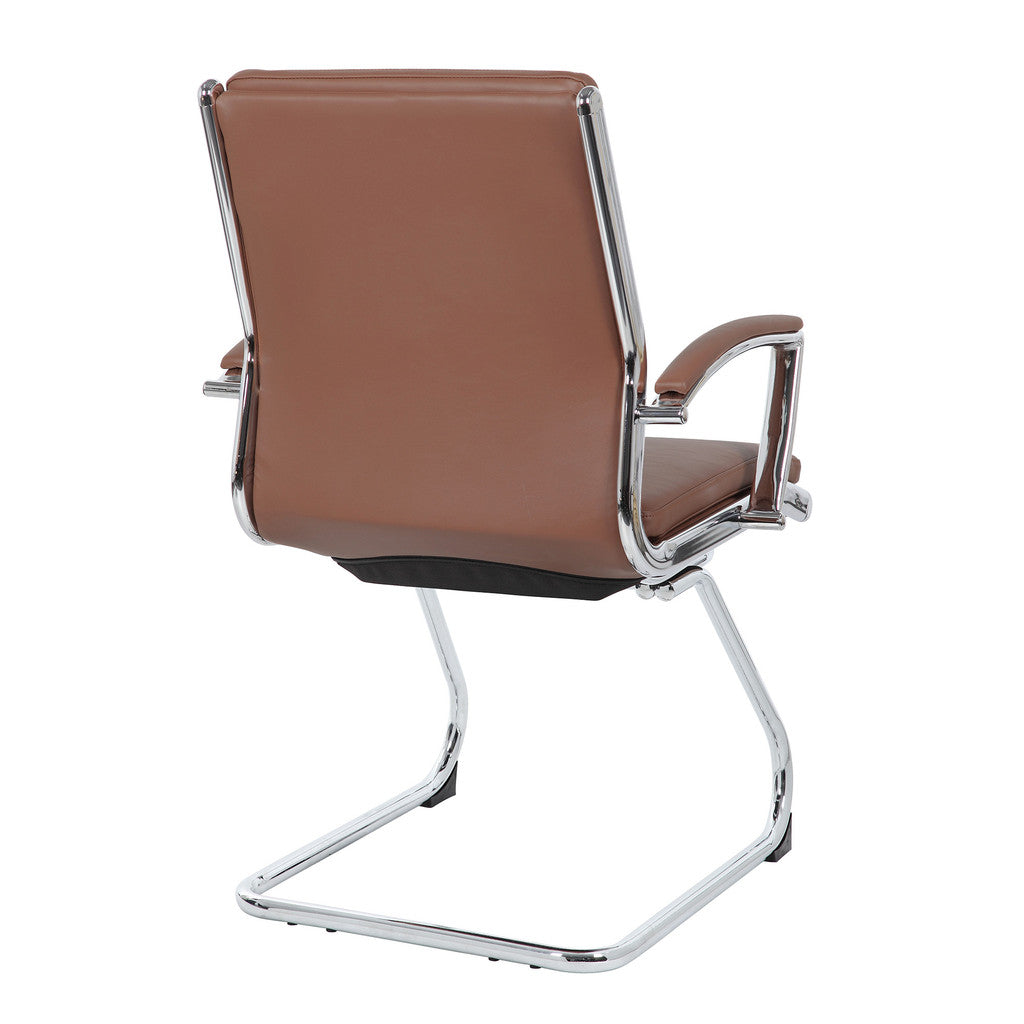 Executive Guest Sled Base with Chrome Frame-