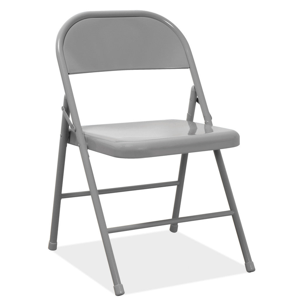 Commercial Grade Steel Folding Chairs - 4 Pack-Guest and Stack Chair