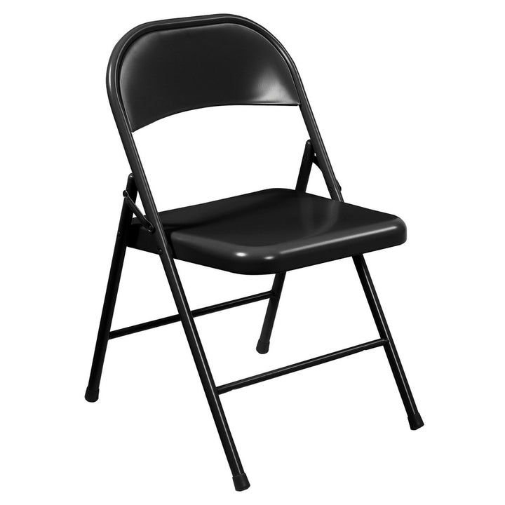 Commercial Grade Steel Folding Chairs - 4 Pack-Guest and Stack Chair
