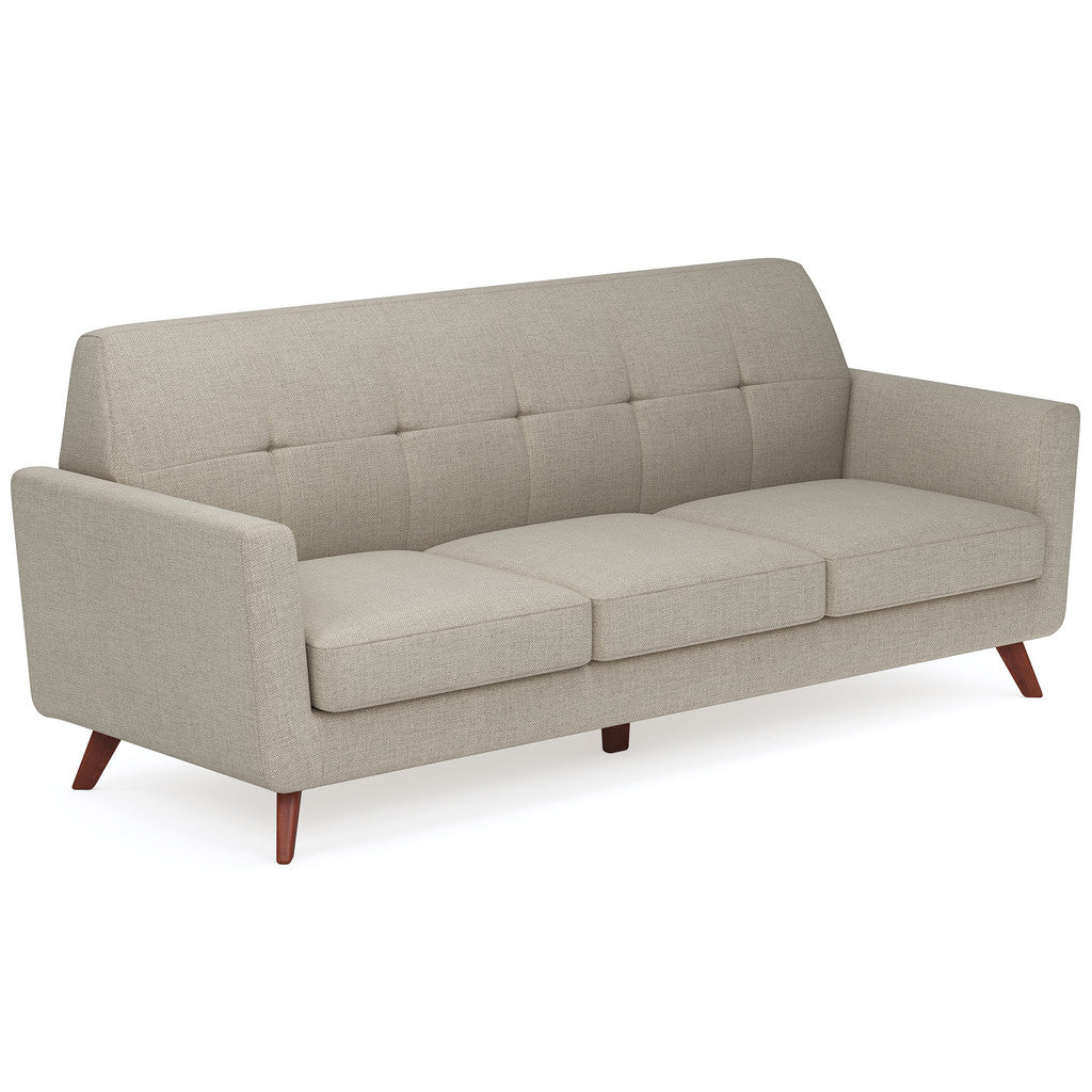 Office Source Partridge Sofa with Wood Legs-Lounge Seating