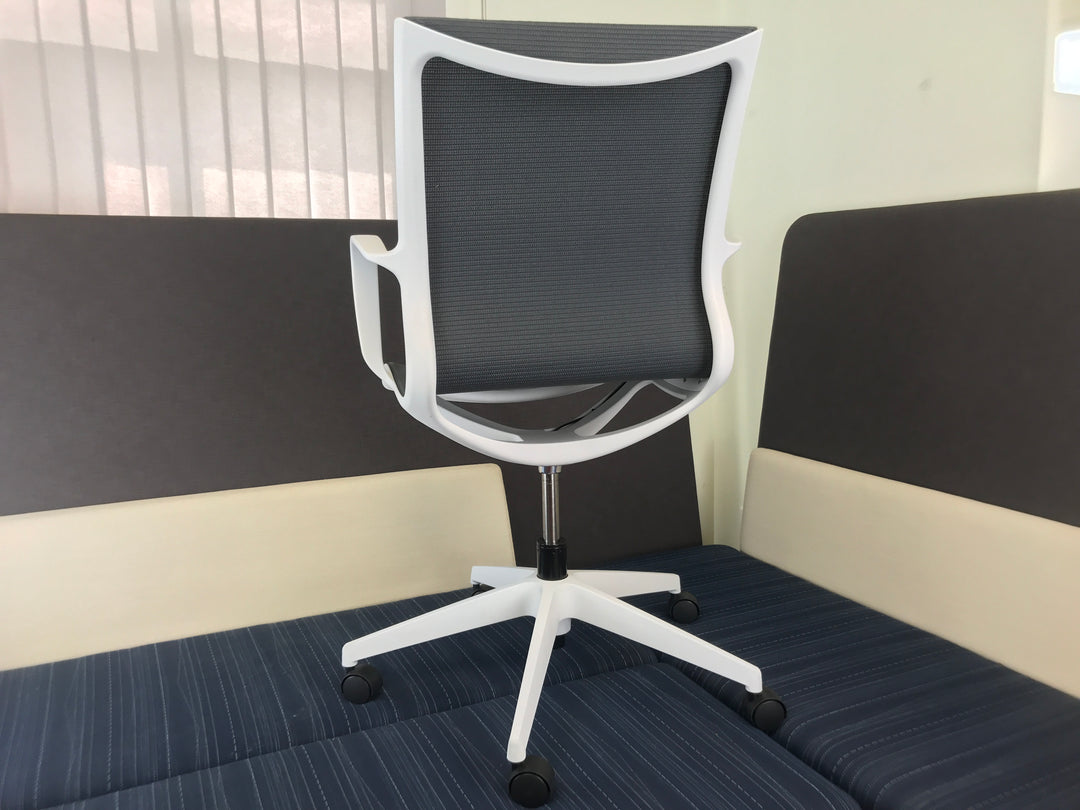 Global - Solar - Mesh Seat &amp; Back Tilter - Alabaster Frame - 8457 - Brand New