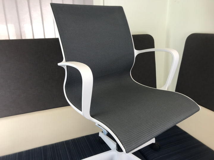 Global - Solar - Mesh Seat &amp; Back Tilter - Alabaster Frame - 8457 - Brand New