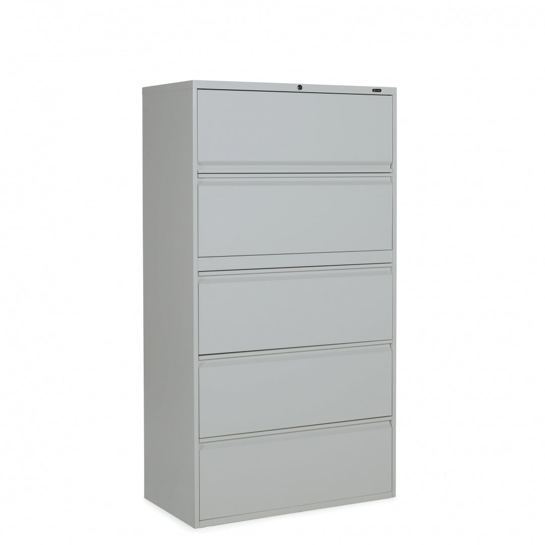 Global 5 Drawer Lateral File Cabinet - 36"W (1936P-5F12) - Joe's Discount Office Furniture