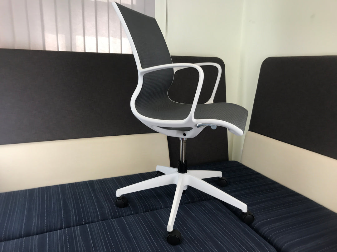 Global - Solar - Mesh Seat &amp; Back Tilter - Alabaster Frame - 8457 - Brand New