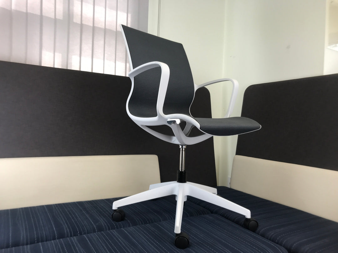 Global - Solar - Mesh Seat &amp; Back Tilter - Alabaster Frame - 8457 - Brand New