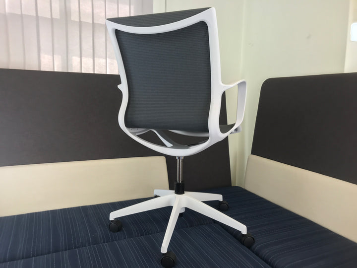 Global - Solar - Mesh Seat &amp; Back Tilter - Alabaster Frame - 8457 - Brand New