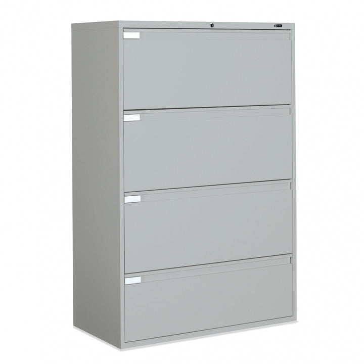 Global 4 Drawer Lateral File Cabinet - 36"W (9336P-4F1H) - Joe&
