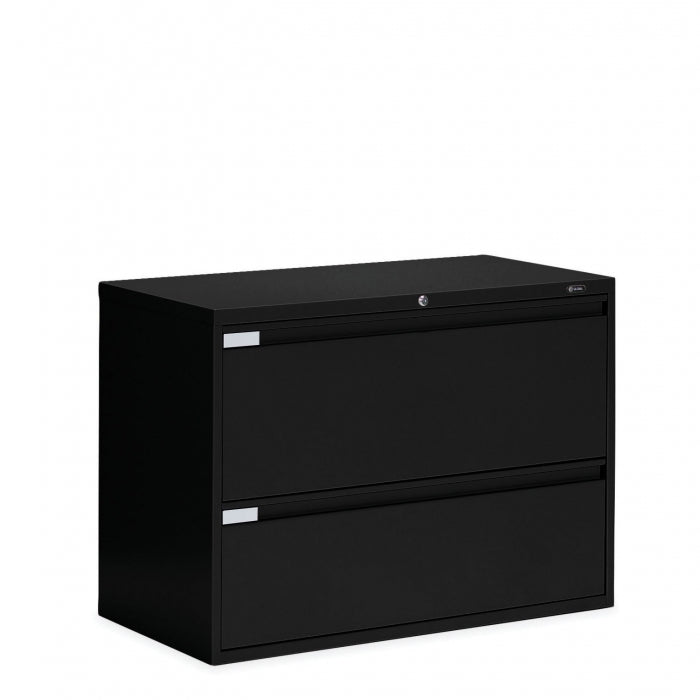 Global 2 Drawer Lateral File Cabinet - 42"W (9342P-2F1H) - Joe&