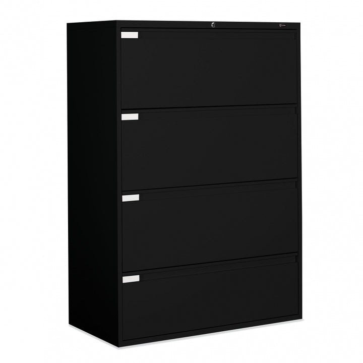 Global 4 Drawer Lateral File Cabinet - 42"W (9342P-4F1H) - Joe&