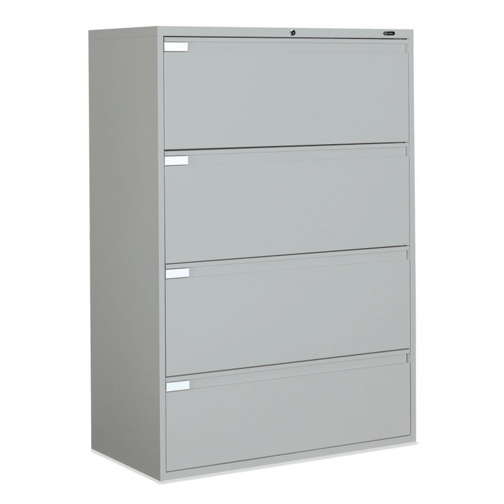 Global 4 Drawer Lateral File Cabinet - 42"W (9342P-4F1H) - Joe&