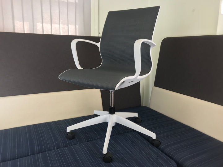 Global - Solar - Mesh Seat &amp; Back Tilter - Alabaster Frame - 8457 - Brand New